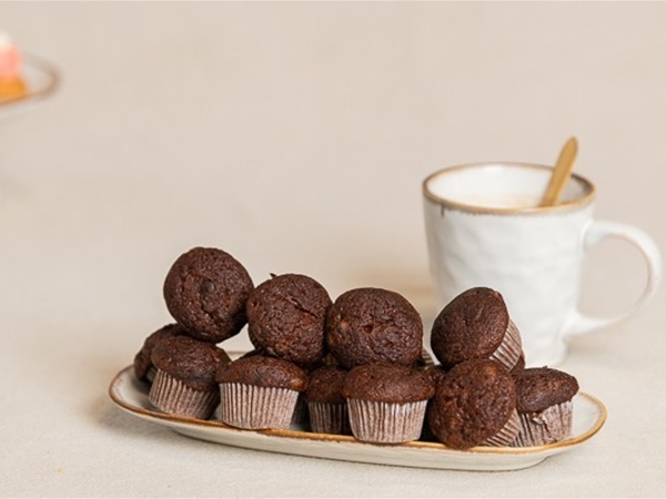 Mini muffins chocolade zakje