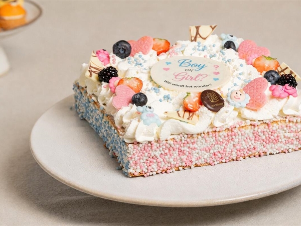 Genderreveal taart