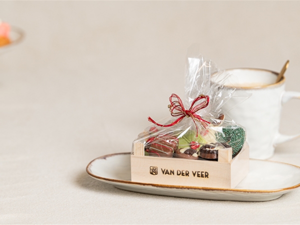 Kistje met chocolade 200 gram